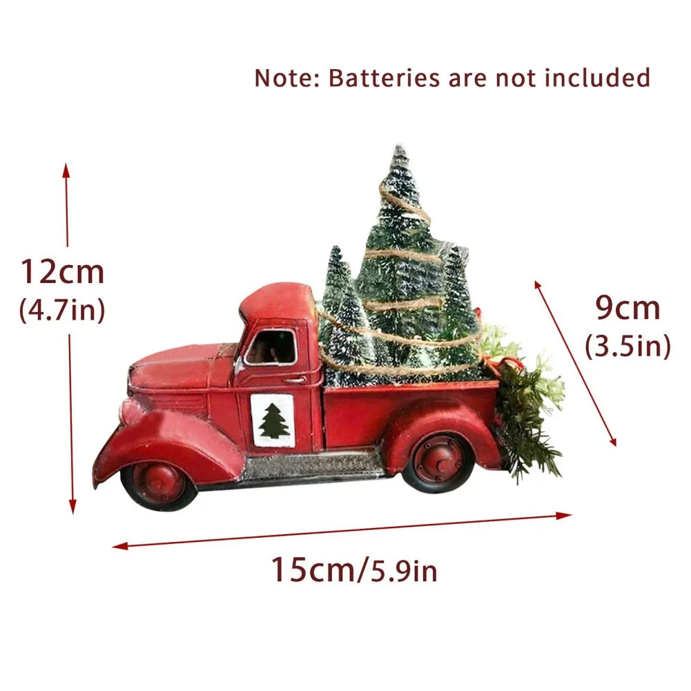 Rødt Lastbil Ornament til Jul | HolidayTruck