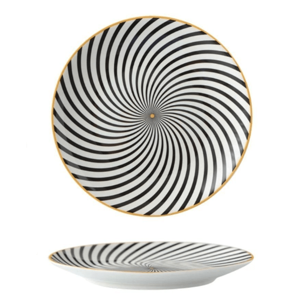 Euclid Tallerkenkollektion – Elegant og Tidssløst Design | GildedPlates