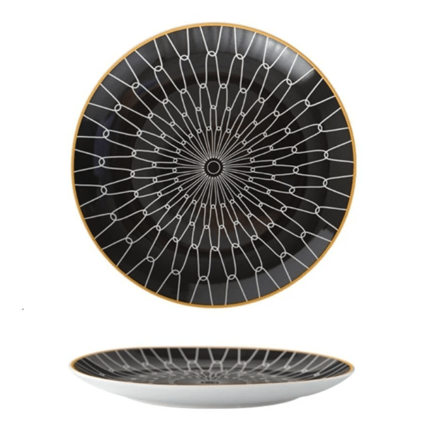 Euclid Tallerkenkollektion – Elegant og Tidssløst Design | GildedPlates