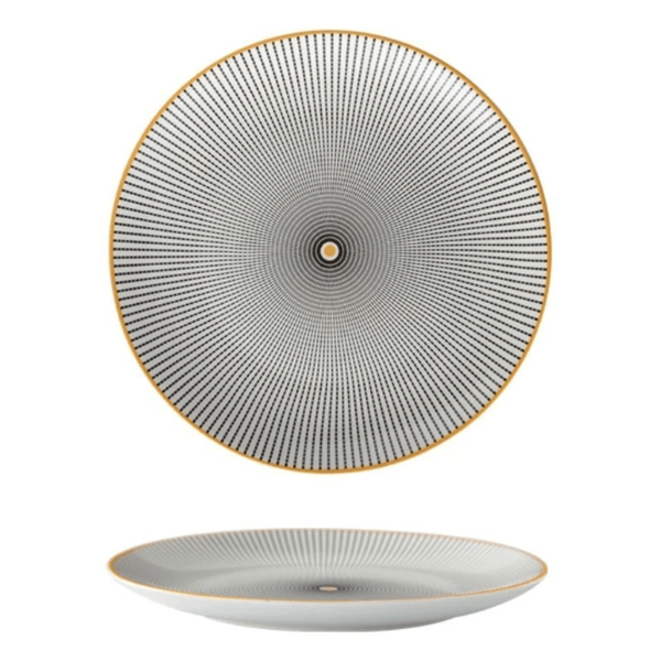 Euclid Tallerkenkollektion – Elegant og Tidssløst Design | GildedPlates