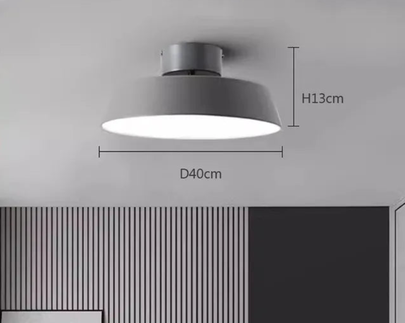 Minimalistisk Rund Loftlampe | PureCircle