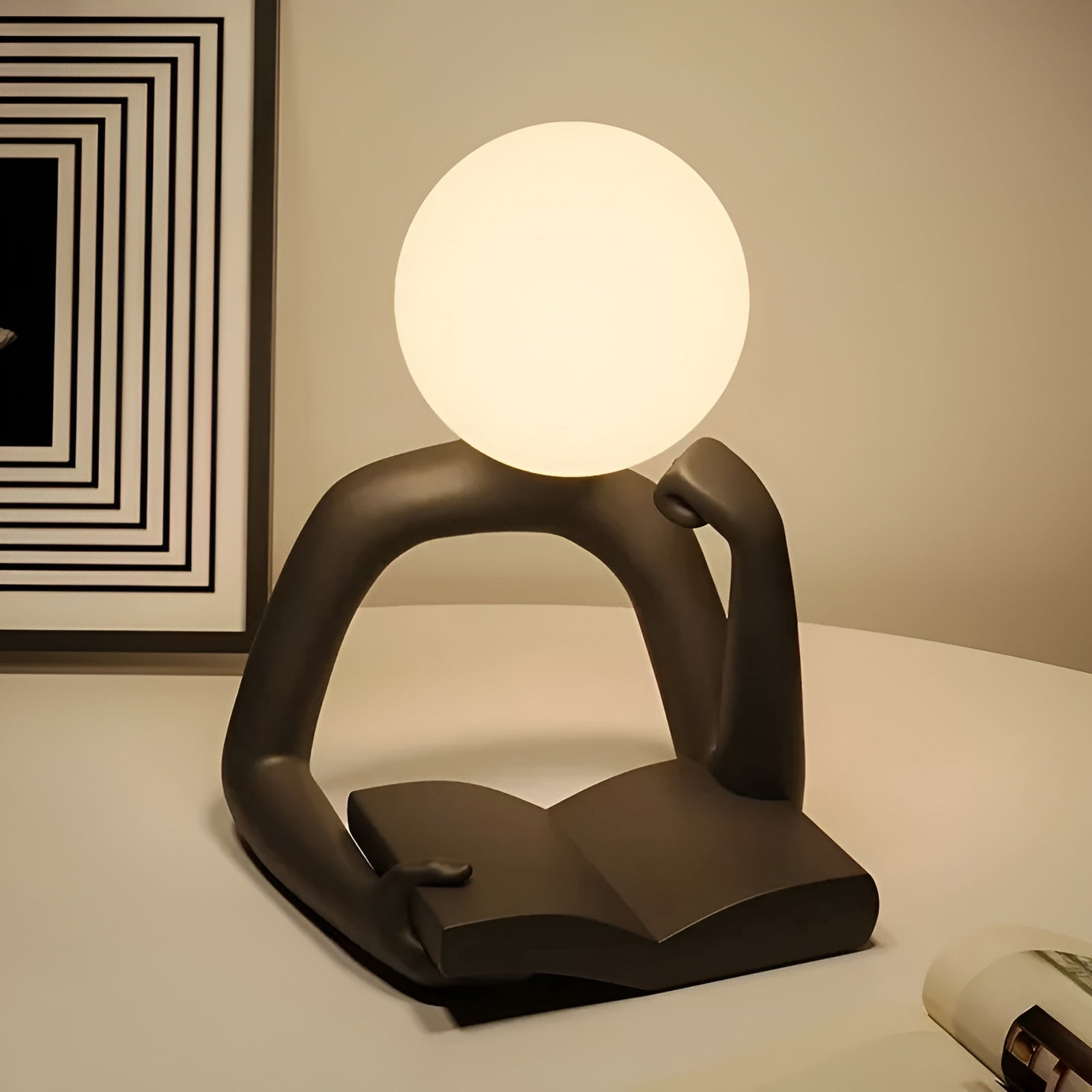 Abstrakt Skulpturel Bordlampe | ArtSphere