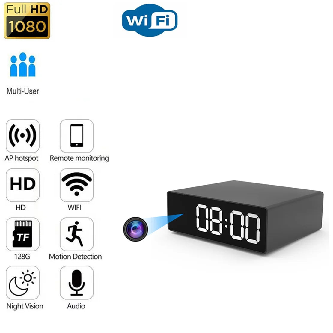 Alarm Clock Mini Kamera | StealthView