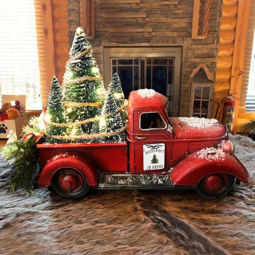 Rødt Lastbil Ornament til Jul | HolidayTruck