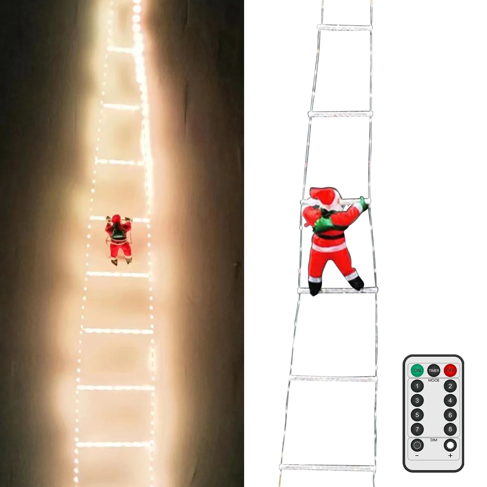 Christmas garland with Santa Claus LED | Holy Garland