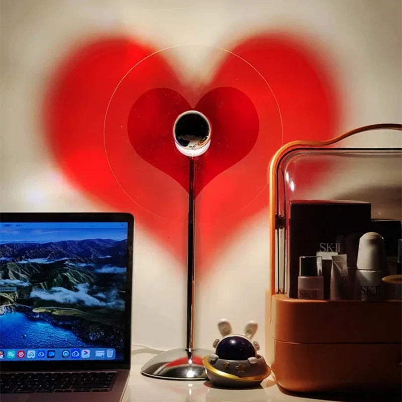 Decorative LED Lamp with Heart Lighting | HeartGlow