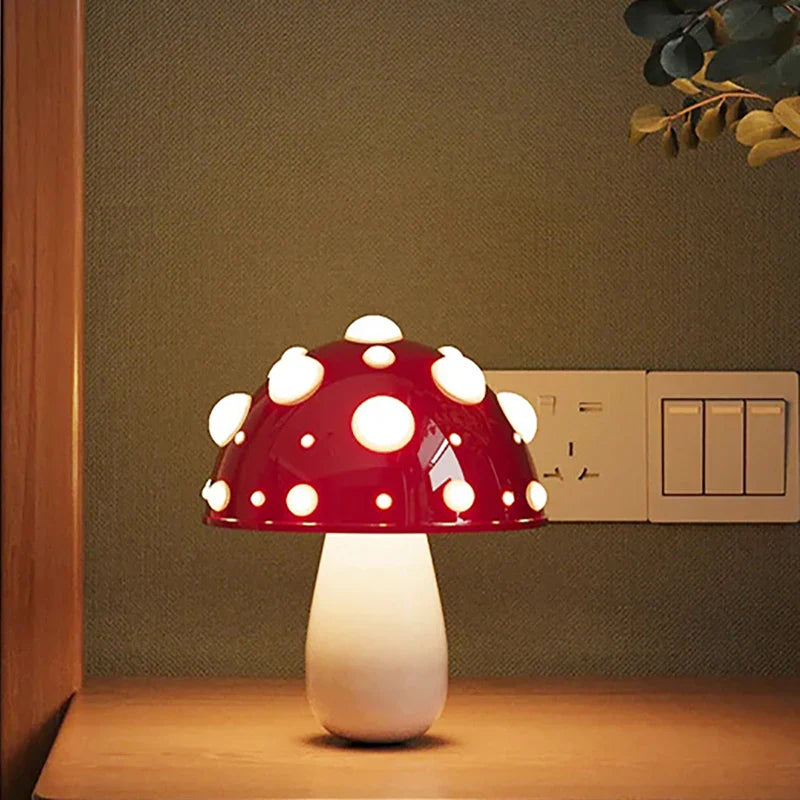 USB Genopladelig LED Svampelampe | MushroomGlow