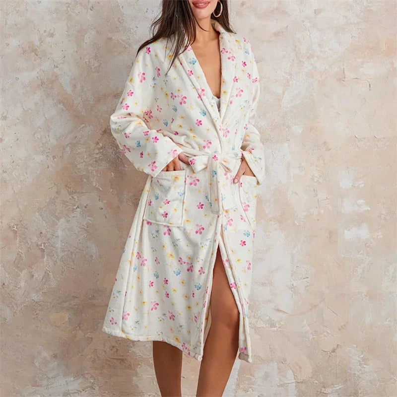 Warm Indoor Bathrobe | LuxeBloom