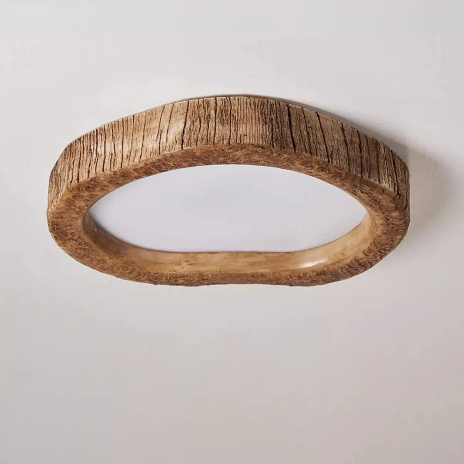 Natural Wood Ceiling Lamp | TimberGlow