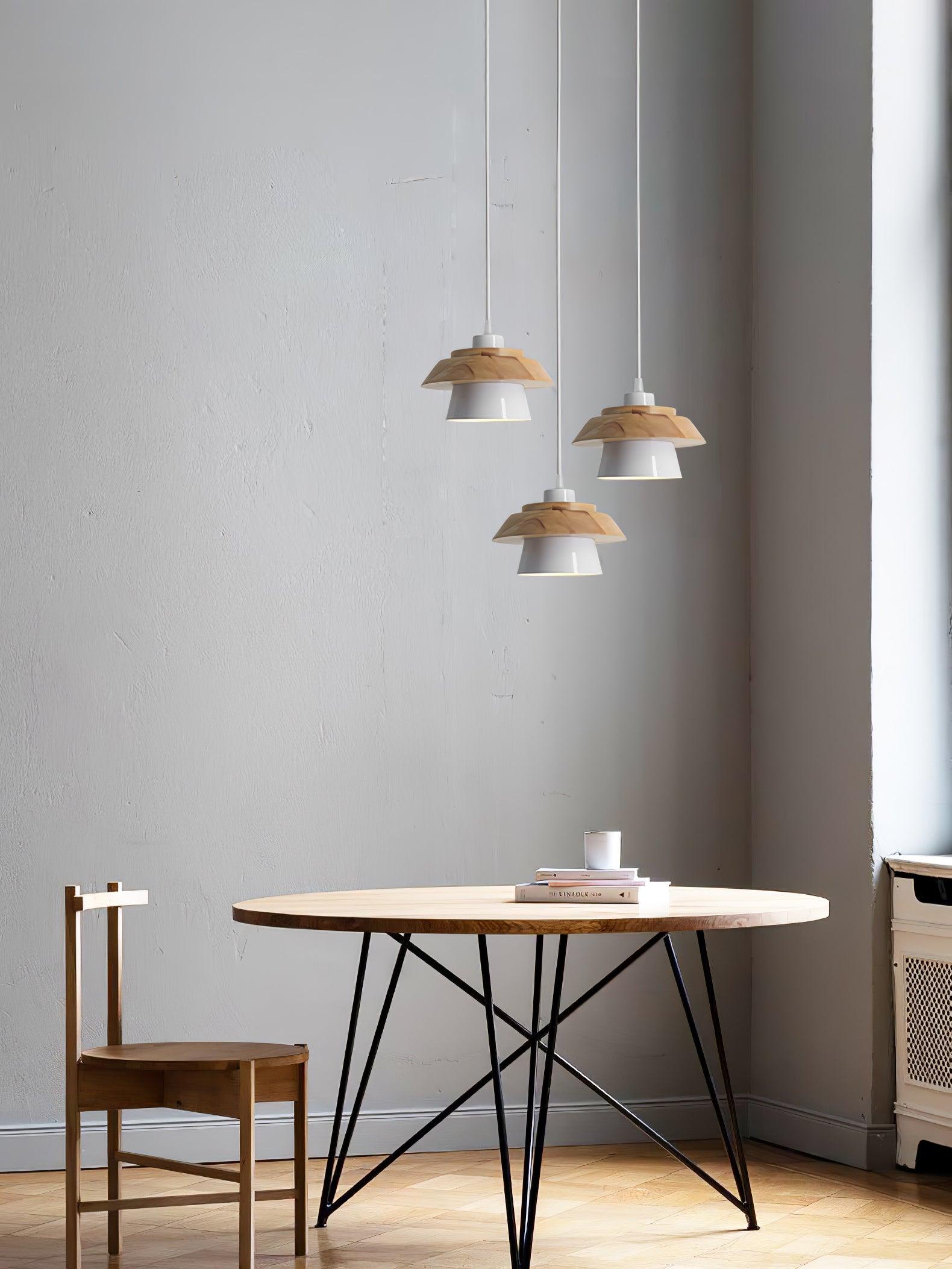 Modern Nordic wooden pendant lamp | NordicBeam