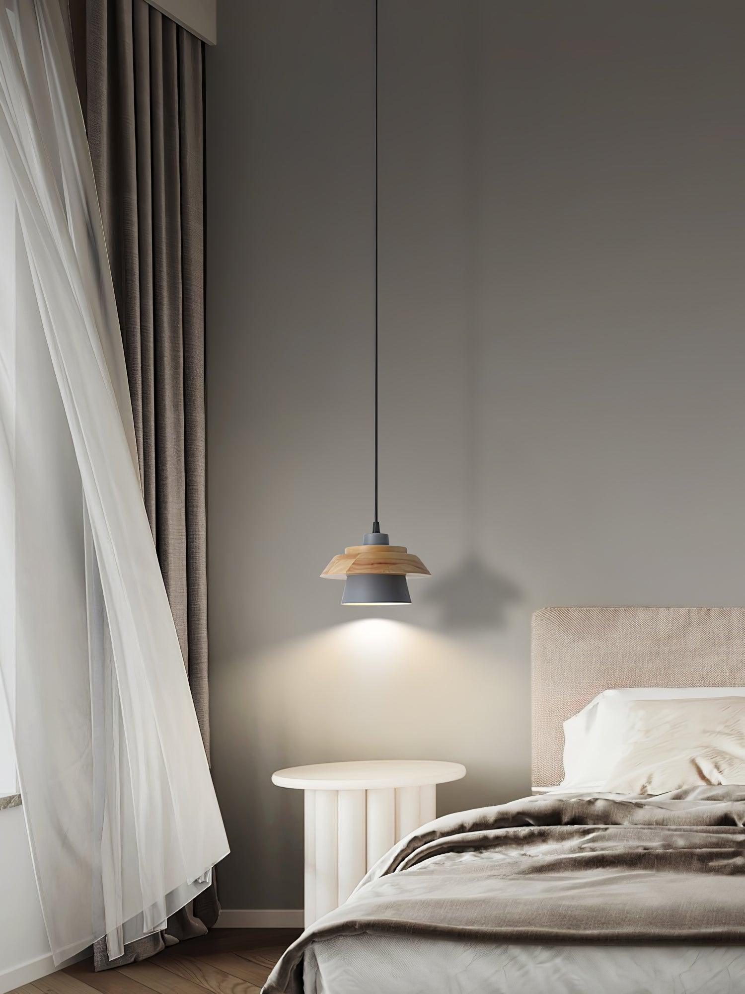 Modern Nordic wooden pendant lamp | NordicBeam