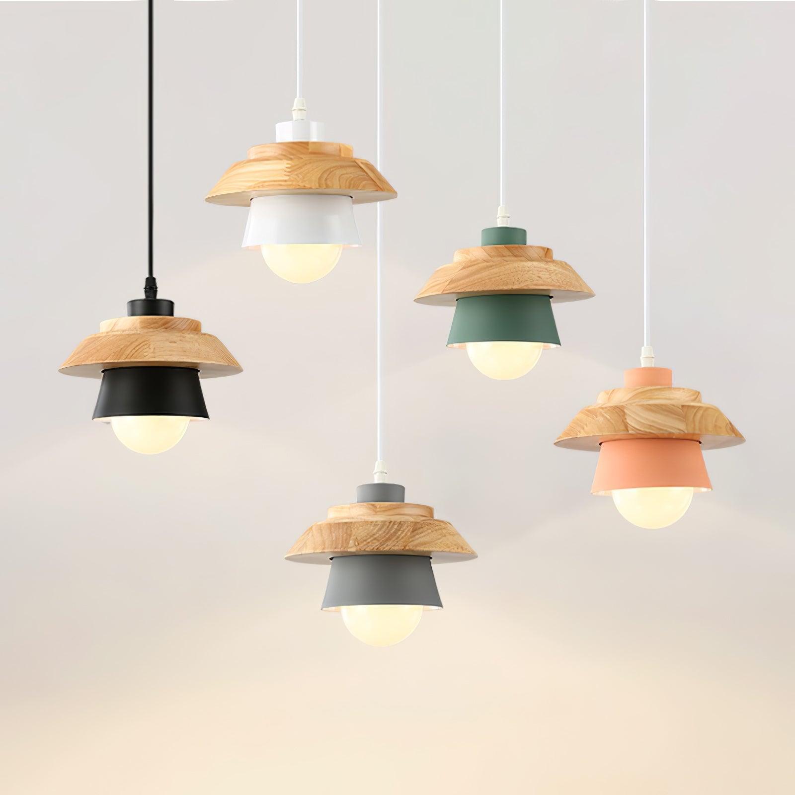 Modern Nordic wooden pendant lamp | NordicBeam