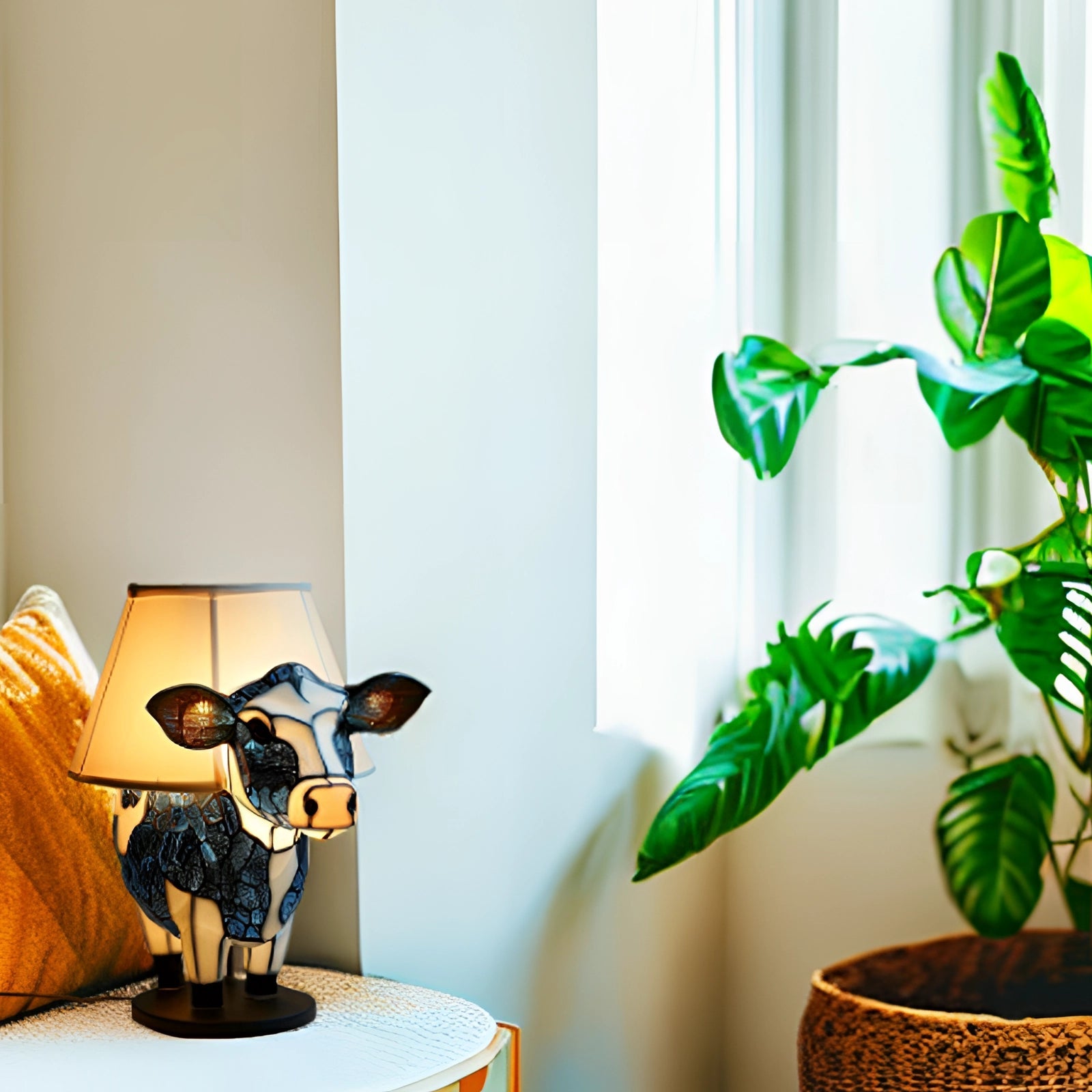 Style Cow Bordlampe – Sjov og Unik Dyreinspireret Belysning | CowGlow