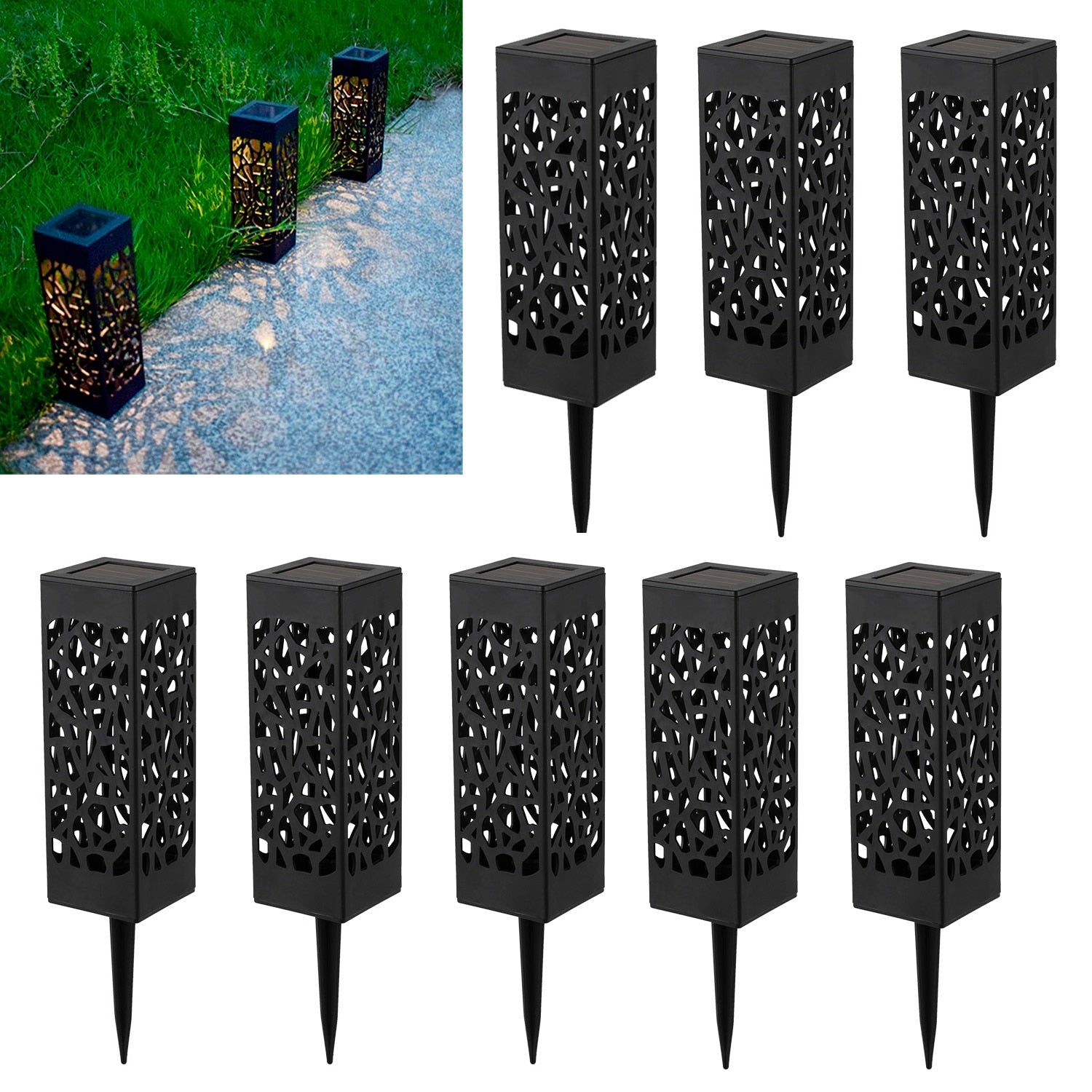 Variant image for Solarlampe til Have med Realistisk Flammeeffekt og Solenergidrift-3