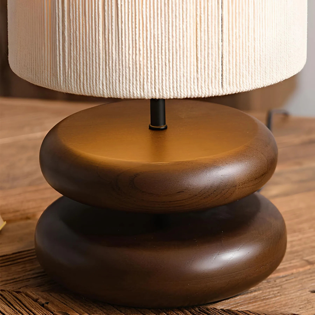 Merivon Table Lamp – Natural and Rustic Elegance | RopeWood