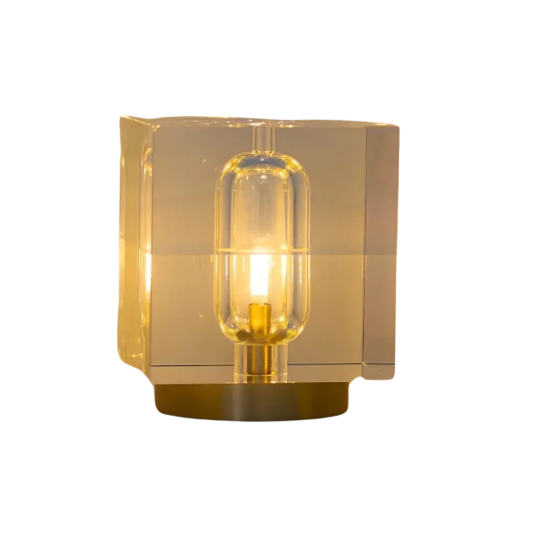 Bordlampe – Elegant og Glitrende | CrystalCopper