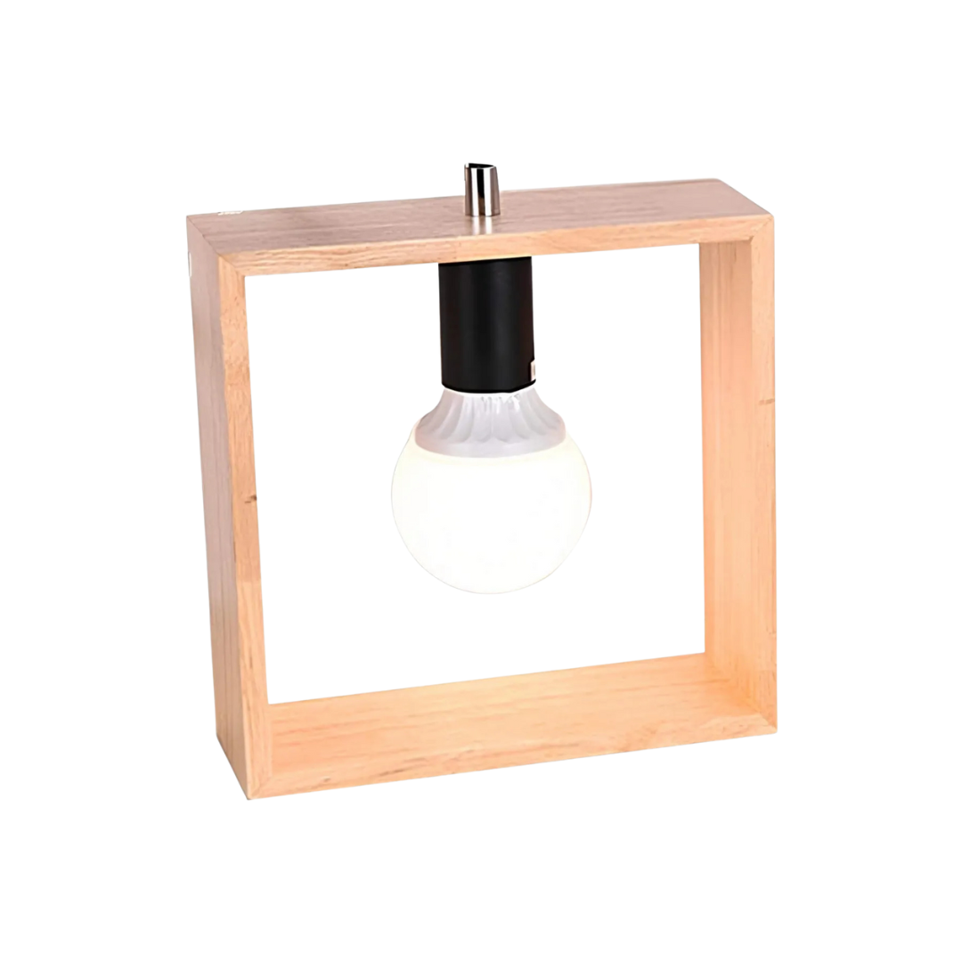 Modern Bordlampe – Enkel og Naturlig | WoodBeam