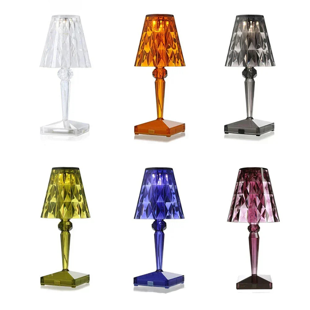 LED Crystal Table Lamp – Elegant and Adjustable | CrystalGlow