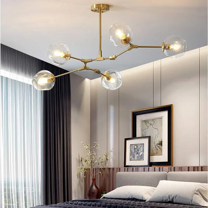 Bubble Light – Sputnik Chandelier in bubble glass