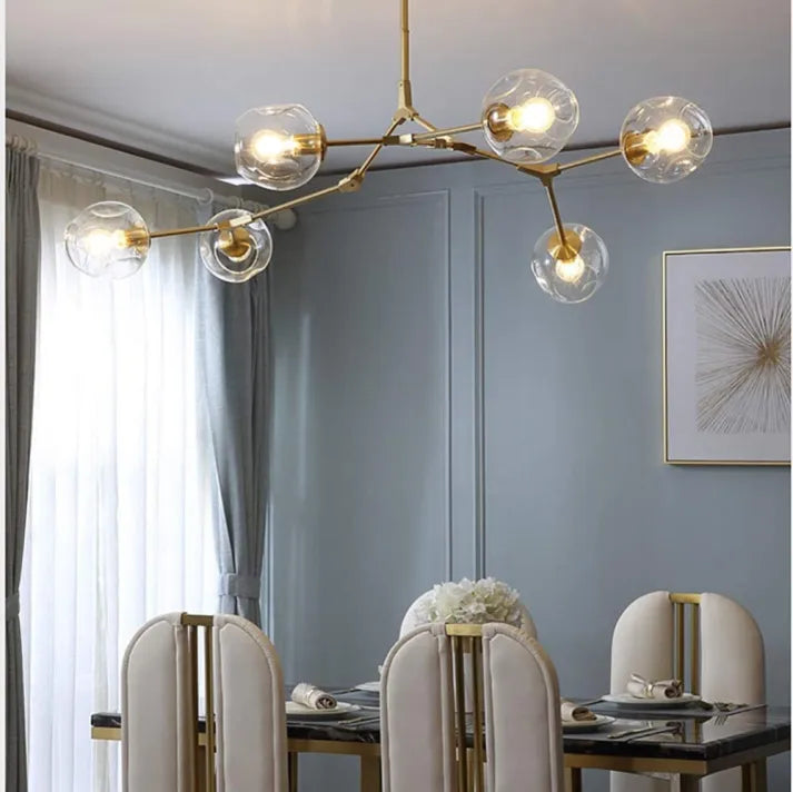 Bubble Light – Sputnik Chandelier in bubble glass