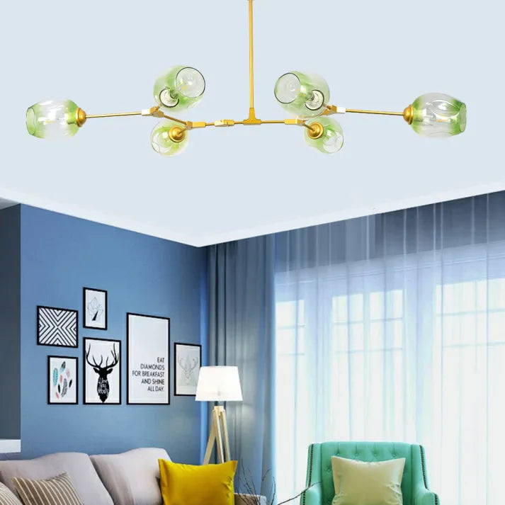 Bubble Light – Sputnik Chandelier in bubble glass