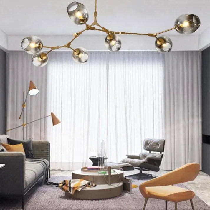 Bubble Light – Sputnik Chandelier in bubble glass