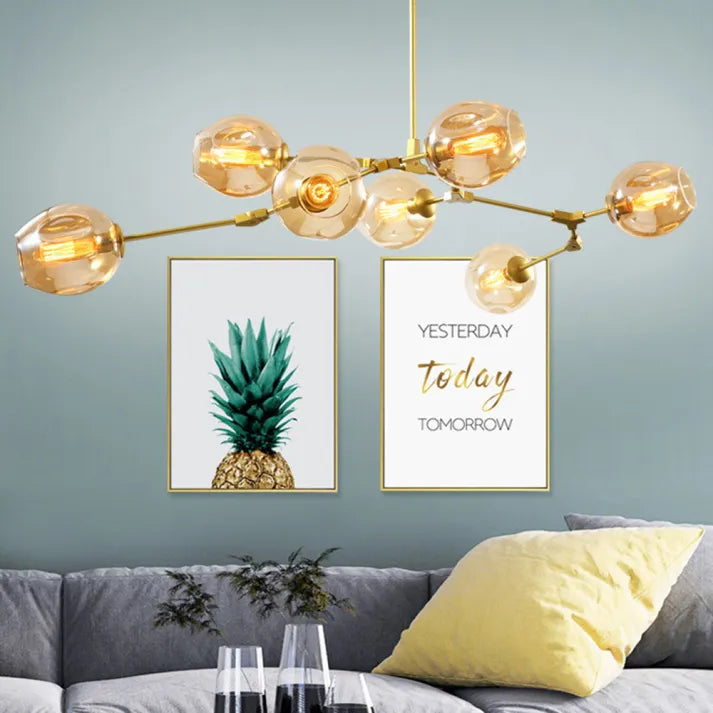 Bubble Light – Sputnik Chandelier in bubble glass