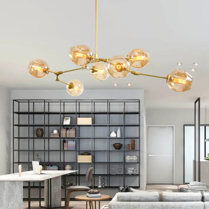 Bubble Light – Sputnik Chandelier in bubble glass