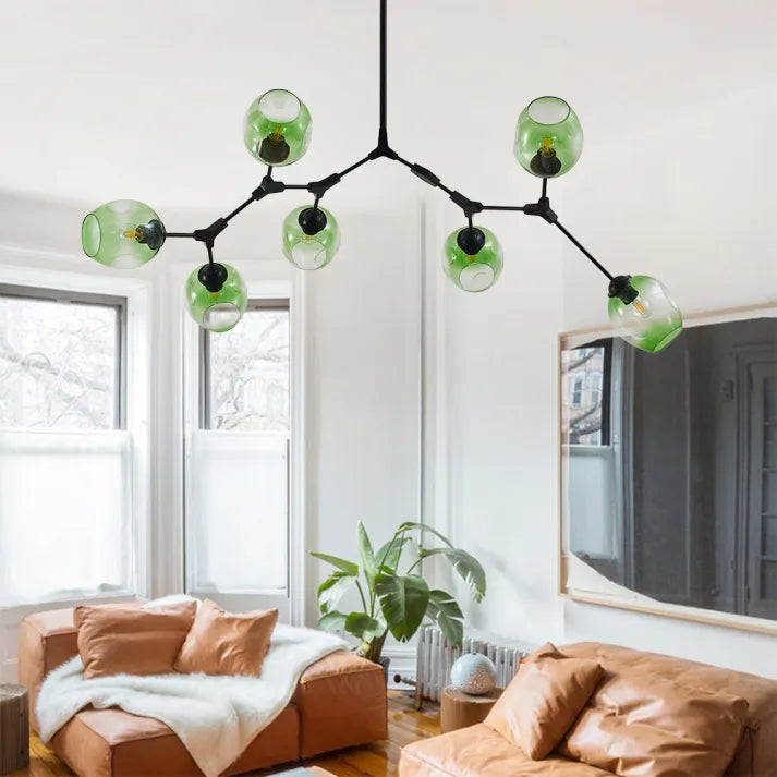 Bubble Light – Sputnik Chandelier in bubble glass