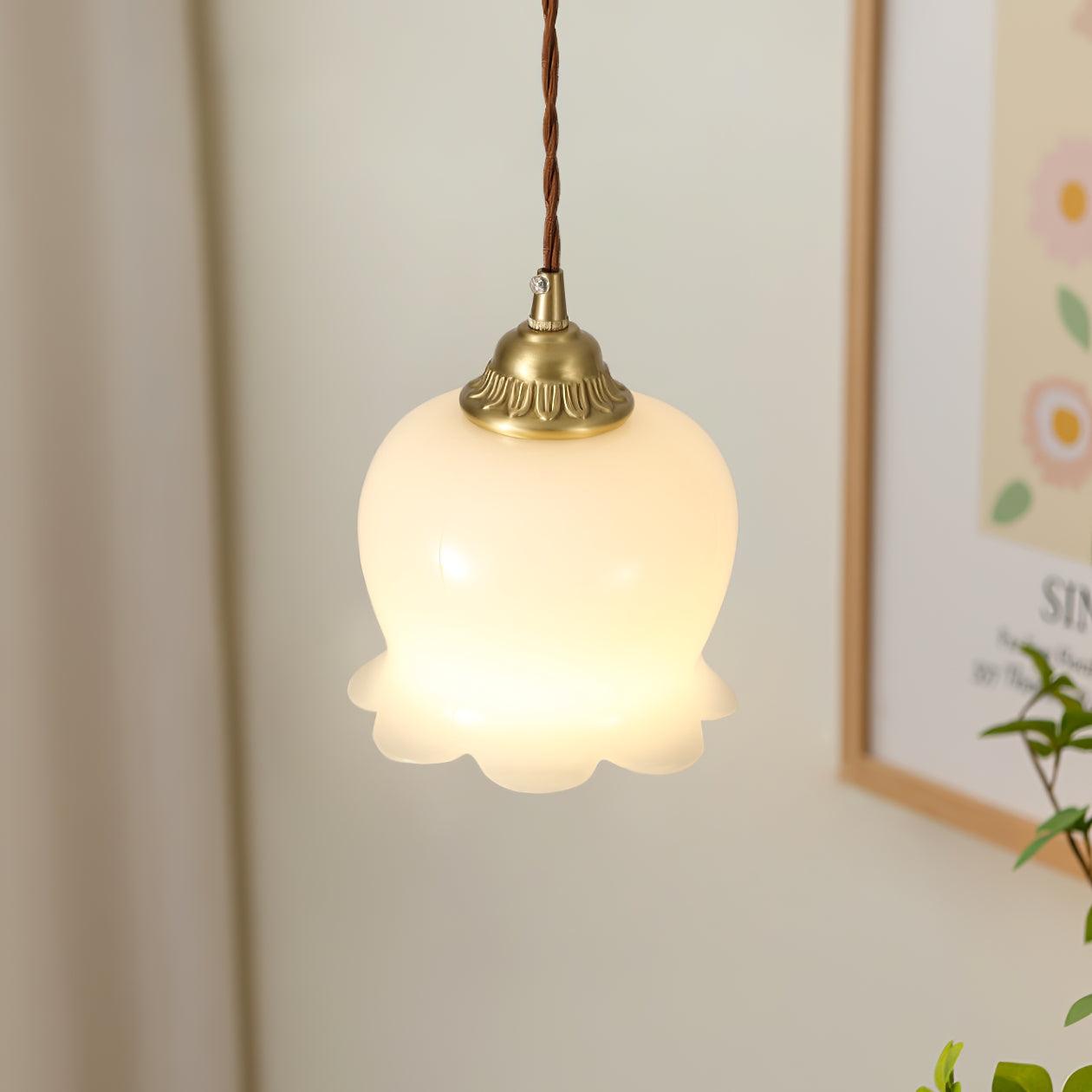 Stilfuld Glas Loftlampe | LumiSphere