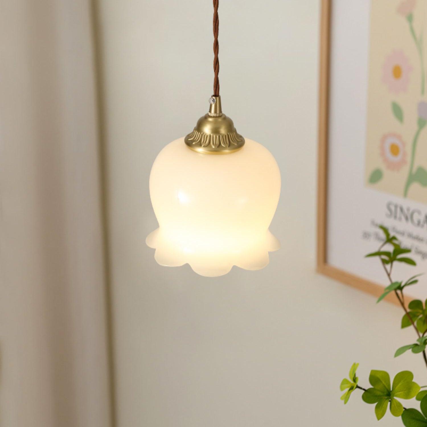 Stilfuld Glas Loftlampe | LumiSphere