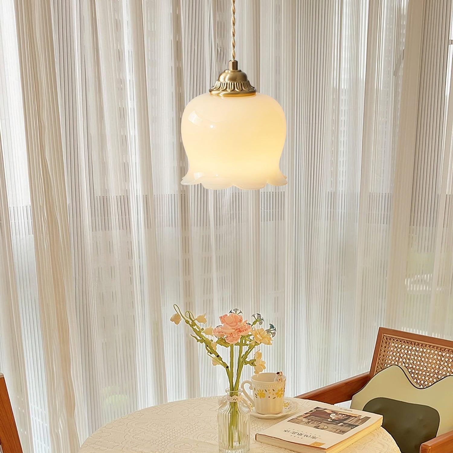 Stilfuld Glas Loftlampe | LumiSphere