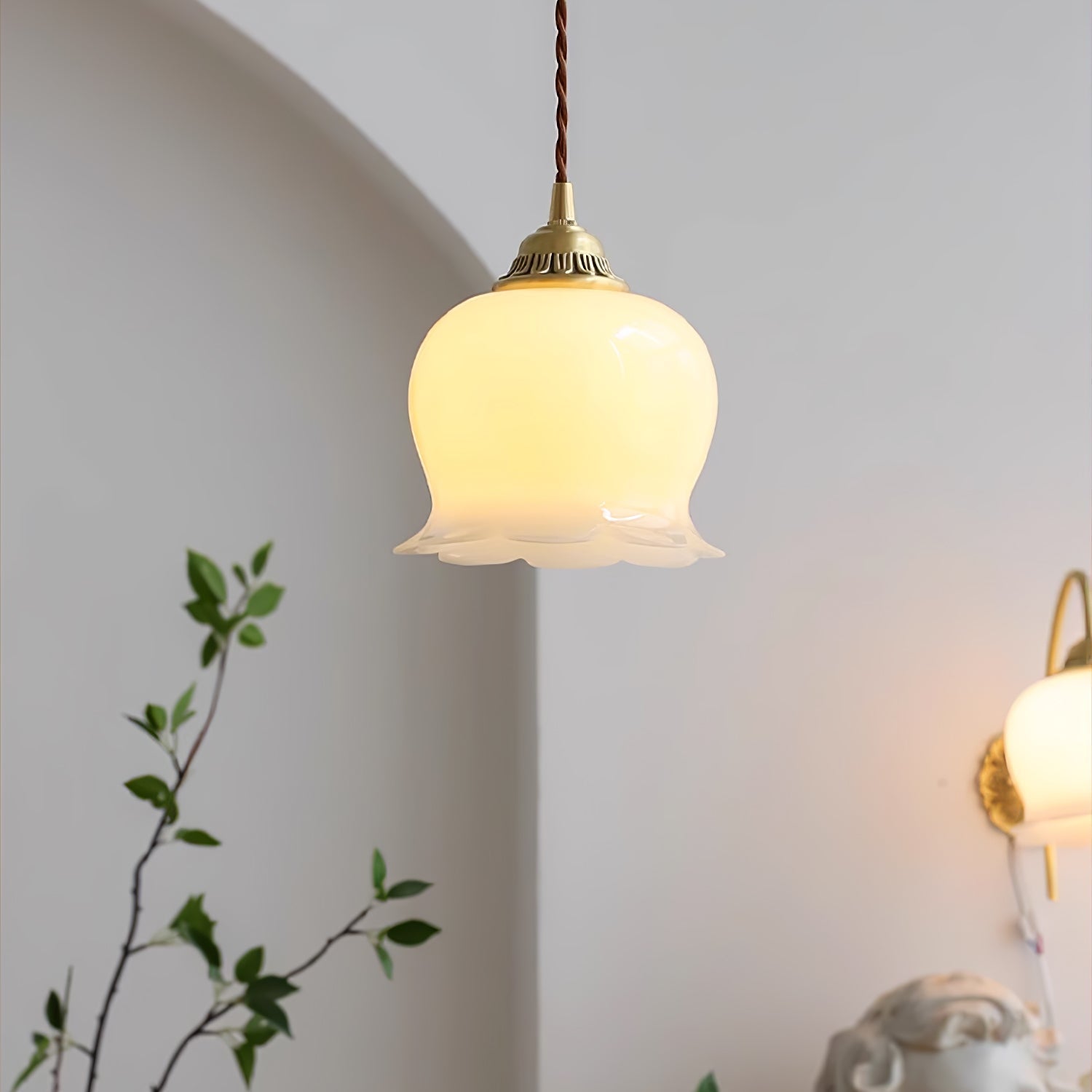 Stilfuld Glas Loftlampe | LumiSphere