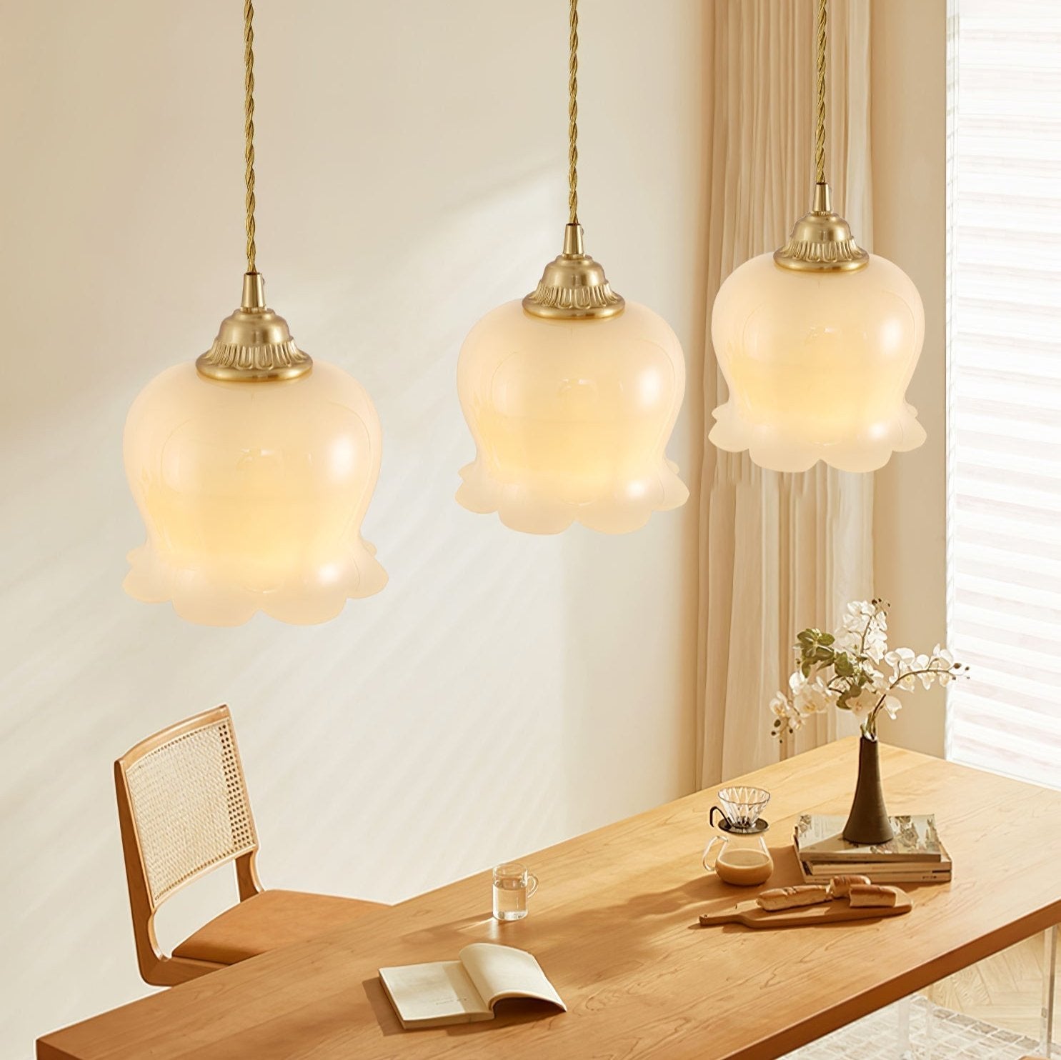 Stilfuld Glas Loftlampe | LumiSphere