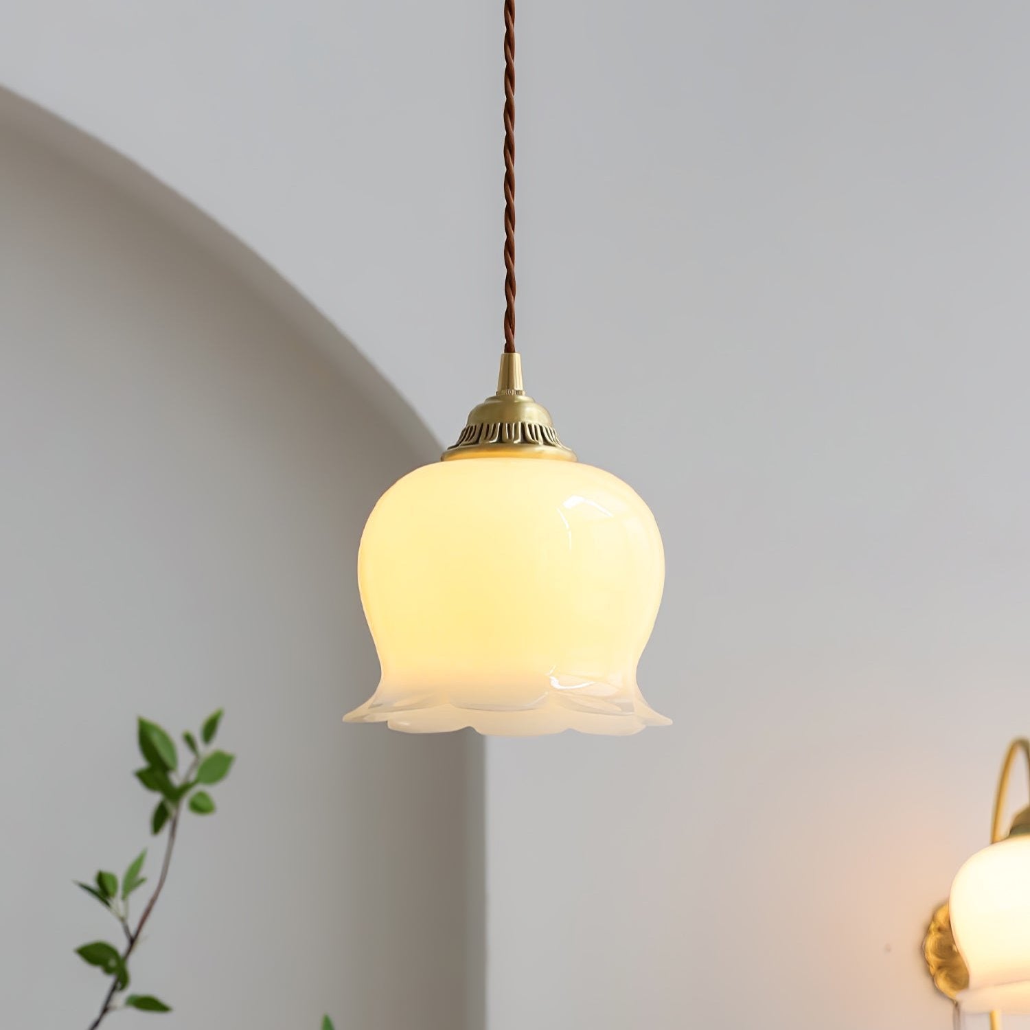 Stilfuld Glas Loftlampe | LumiSphere