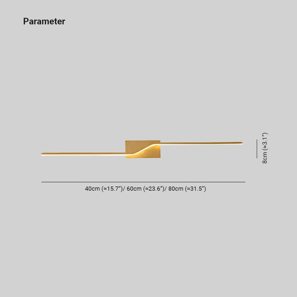 Minimalistisk Lineær Væglampe | LinearGlow