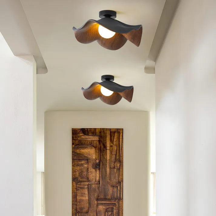 Unique ceiling lamp in natural materials | NatureLume