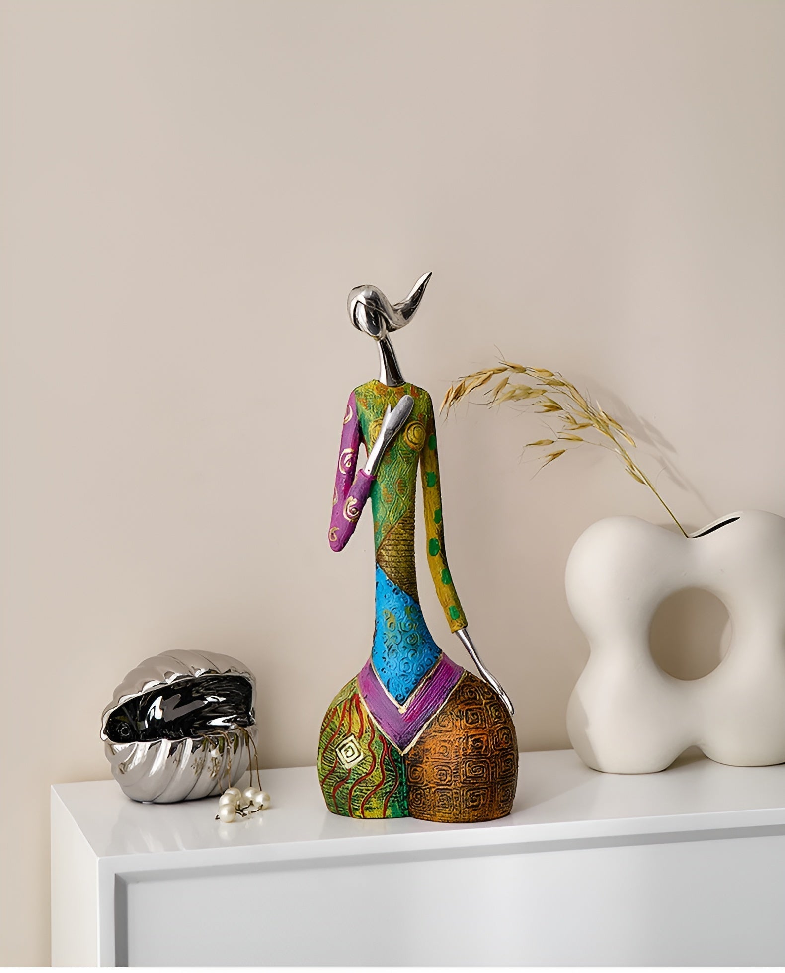 Elegant Krop Harpiksstatue | GraceForm