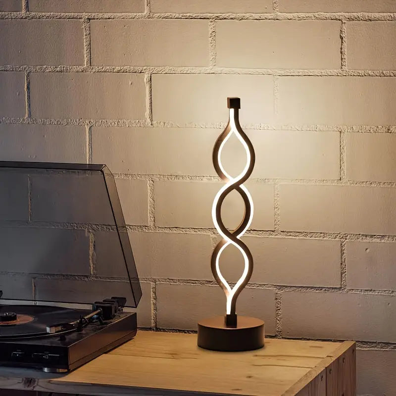 Kreativ & Elegant Spiral Bordlampe | SpiralGlow