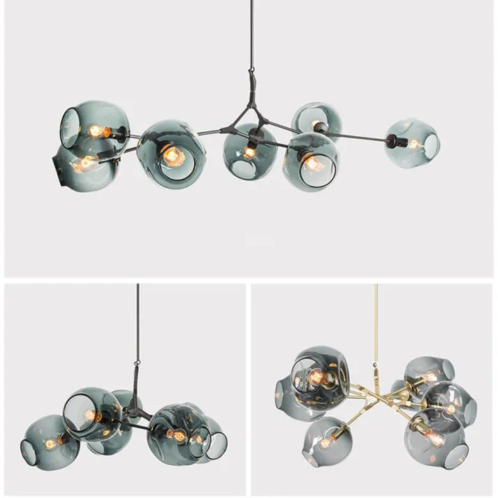 Bubble Light – Sputnik Chandelier in bubble glass