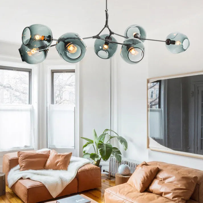 Bubble Light – Sputnik Chandelier in bubble glass