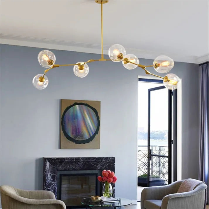 Bubble Light – Sputnik Chandelier in bubble glass