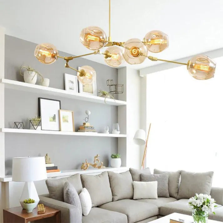 Bubble Light – Sputnik Chandelier in bubble glass