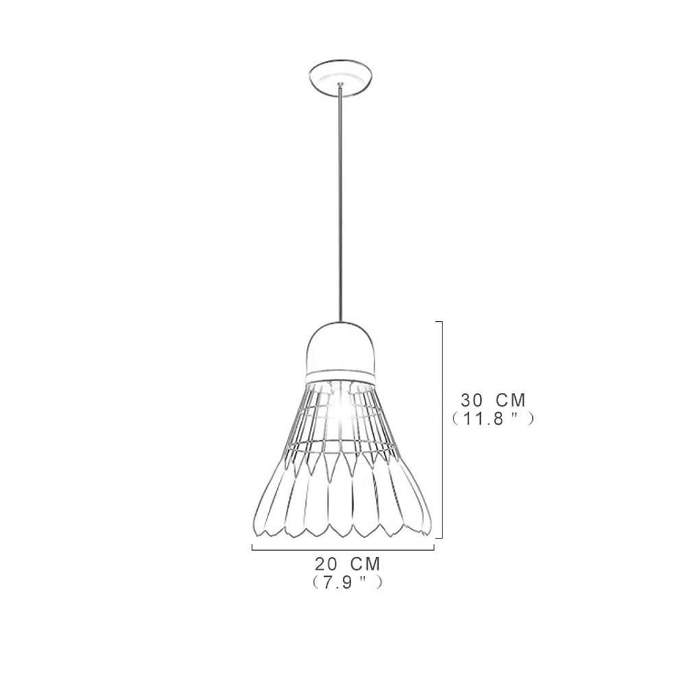 Kunstnerisk Fjer Loftlampe | FeatherAura