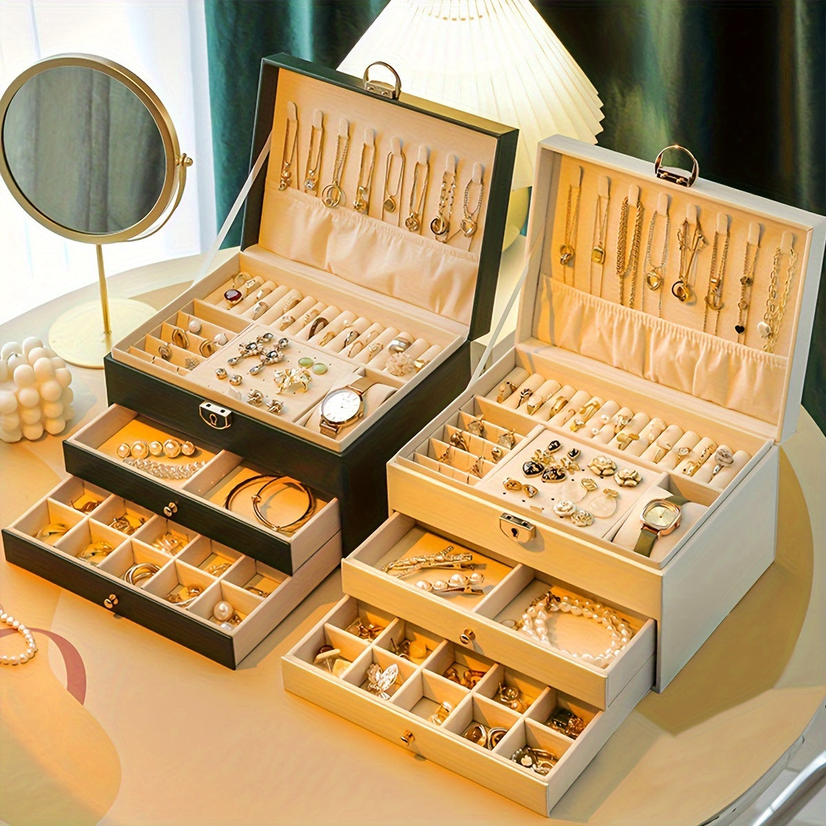 Sieraden Organizer Box – Luxe Opbergdoos voor Kettingen, Ringen en Armbanden | JewelNest