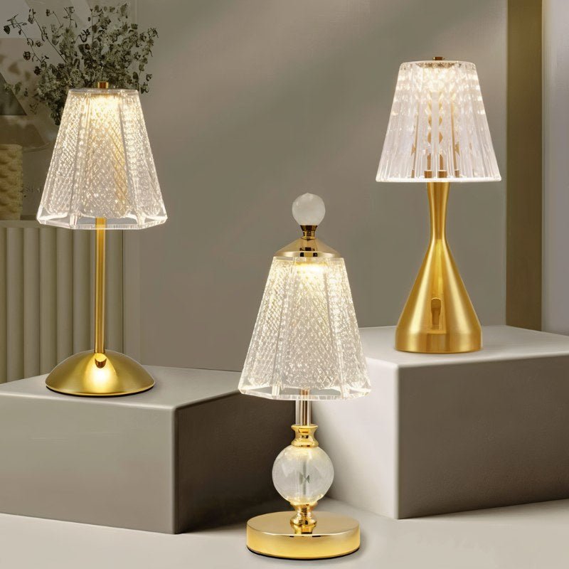 Brilliant Golden Table Lamp | GoldenGleam