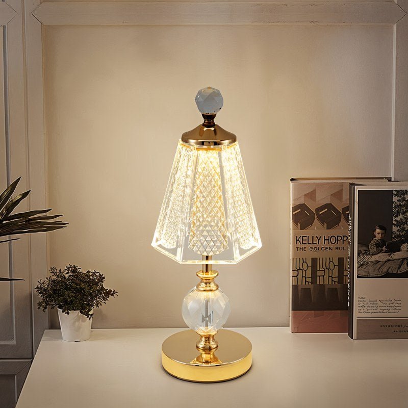 Brilliant Golden Table Lamp | GoldenGleam