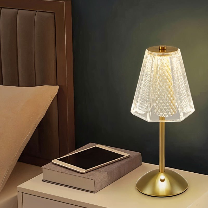 Brilliant Golden Table Lamp | GoldenGleam