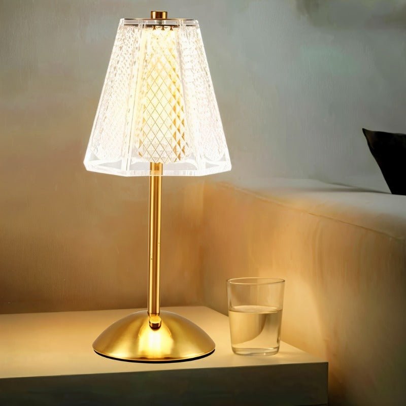 Brilliant Golden Table Lamp | GoldenGleam