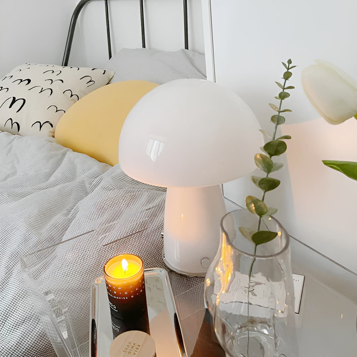 Elegant Skandinavisk Svampe Lampe | NordicGlow